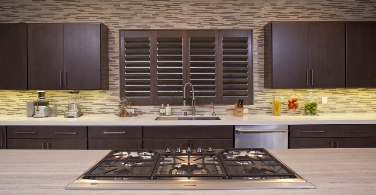 Indianapolis wood shutter kitchen